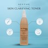 Aesthe Skin Clarifying Toner for Oily & Combination Skin Types - Botanical Extracts - Watercress, Sage, Lemon, Burdock, Willow - pH Balancing Facial Toner - Balance & Firm - Vegan Skincare - 8.6 fl oz