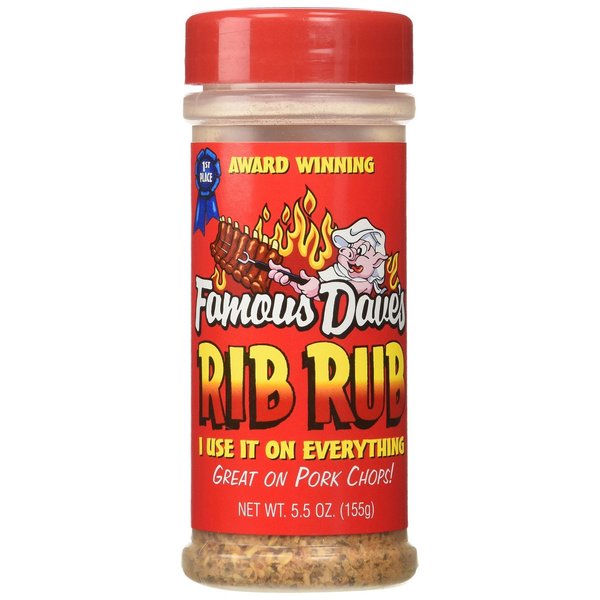 Famous Dave's Seasoning Rib Rub, 5.5-ounce (Pack of 3) by Famous Dave's
