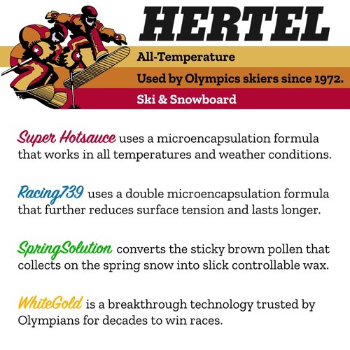 All Temperature Ski and Snowboard Wax - 340 g, Rub On or Iron On - Super HotSauce