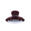 Generic Extra small mini acrylic hair claw clip for fine, thin hair (Primary color: Burgundy), 1 Count (Pack of 1)