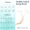 Violet Lash Extension Volume Eyelashes Extensions 0.05 C 8-15mm Lash Tray Individual lash Extensions Classic Lash Extensions Soft Matte Black Single Lashes for Professional Salon Use