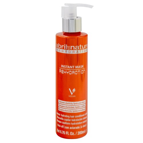 abril et nature - Instant Mask Rehydration - Keratin Mask - 200 ml - Dry Hair Treatment - Restores Strength to the Hair Fibre - Hair Moisturiser - Anti-Frizz - Hair Care