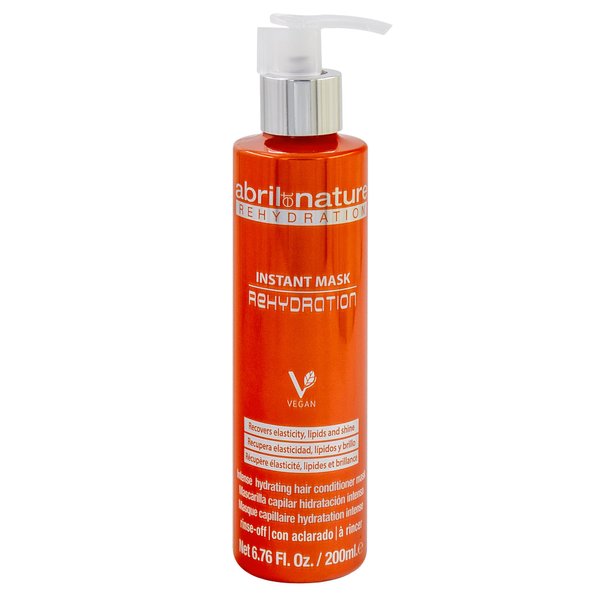 abril et nature - Instant Mask Rehydration - Keratin Mask - 200 ml - Dry Hair Treatment - Restores Strength to the Hair Fibre - Hair Moisturiser - Anti-Frizz - Hair Care