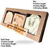 Turmeric Soap Box - Assorted 3 Bar Set, All Natural, Artisan, Clay, Goat Milk, For Face and Body All ages, Moisturing Creamy Lather