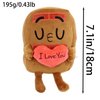 2023 Choco and Pancake Plush，Choco and Pancake in Love Plush，Plush Toys Four Piece Combination，Kawaii Plushy Dolls Cartoon Figure for Girls and Boys #06 (Color : A, Size : 18-20cm)