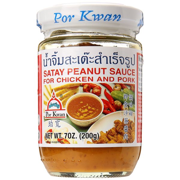 Por Kwan - Satay Peanut Sauce (Net Wt. 7 Oz.)
