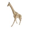Eco 3D Wooden Puzzle Giraffe from Deluxebase. Animal Themed DIY 3D Puzzle Craft Kit. Sustainable Wood Safari Animal Toys. Perfect Model Building Kits for Educational Toys and Kids Party Favors
