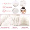 5Pcs Face Wash Headband and Wristband Set for Women,Spa Skin Care Headband for Washing Face, Hair Band and Wrist Towels Water Guards for Washing Face, Makeup, Skincare (Pink)