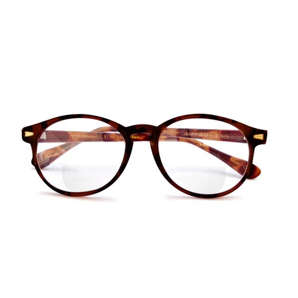 Boomer Eyeware Classic Stylish Bifocal Rounders, Reading Glasses for Men & Women, 3.00, Brown