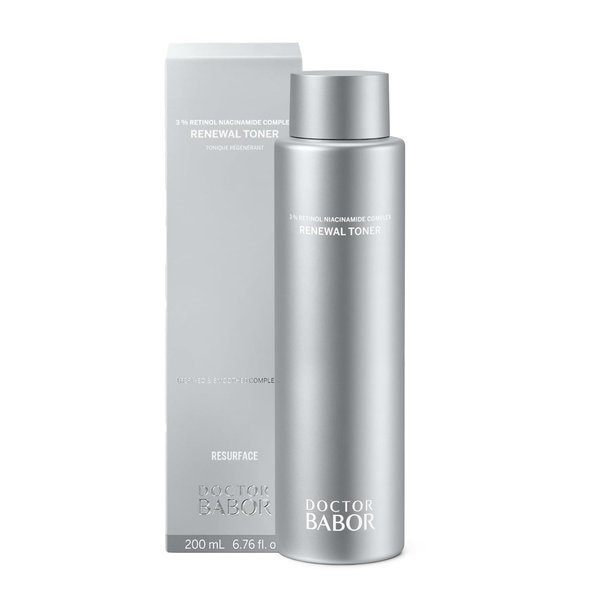 Doctor BABOR Renewal Toner, Smoothing & Refining Moisturizing Toner, Rejuvenated Complexion with Retinol & Niacinamides, Even Skin Tone and Texture, 6.76oz
