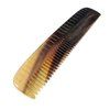 5MOONSUN5's Ox Horn Comb Premium Quality 100% Handmade Anti Static Natural Fine Horn pocket Comb Without Handle- Professional Detangling Massage Fine tooth Comb A Great Gift - (7.5 inch)