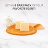Otoepia Natural Olive Oil Soap Bars - Orange Blossom Scent Pack of 8 Bars - Moisturizing, Gentle Cleansing - Variety Pack of 8 Scents Available