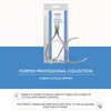 ForPro Cobalt Cuticle Nipper, Stainless Steel Cuticle Nipper for Trimming Cuticles and Hangnails, ¼ Jaw