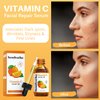 Vitamin C Serum for Face - Natural Anti-Aging Moisturizer for Soft & Smooth Skin, Brightening Serum for Dark Spot Remover - Hyaluronic Acid serum for face, Vitamin E, Wheatgerm Oil Formula - 2oz