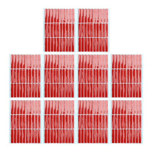 10 Sheet Nail Art Mounting Tape Salon Double Sided Adhesive Tape Accessory Nail Tip Fixation Tools Strong Viscosity Suitable for Nail Tip Color Display Nail Salon