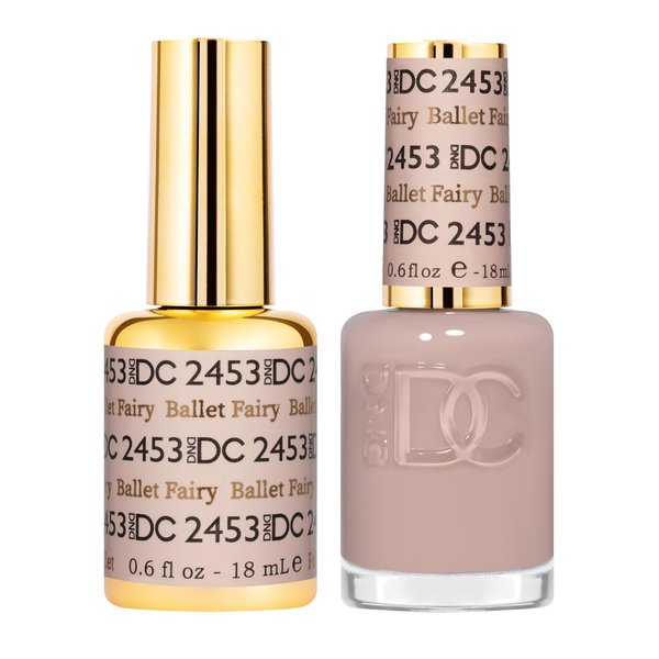 DND Gel DC Sheer Polish Set - 1 each of Gel Polish and Nail Polish, Sheer Sugar, 0.5 Fl Oz