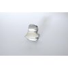 Small mini heart silver metal hair claw clip (Clip quantity: 1 clip)