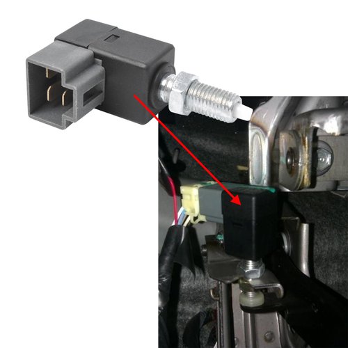 Brake Light Switch, Stop Light Switch, Brake Light Switch Stop Lamp, 93810-3K000 Brake Light Switch Connector, Stop Lamp Switch Compatible with Hyundai KIA Models