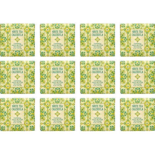 Greenwich Bay Trading Company 1.9oz Soap Bulk Packs of 12 (White Tea Calendula)