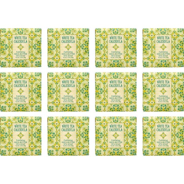 Greenwich Bay Trading Company 1.9oz Soap Bulk Packs of 12 (White Tea Calendula)
