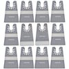 Oscillating tool scraper blades set, include oscillating rigid scraper blade 10pcs, flexible multitool scraper blades 2pcs, universal fit oscillating multitool scraper blades for carpet tile adhesives