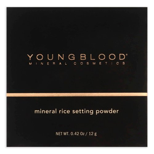 Youngblood Clean Luxury Cosmetics Loose Mineral Rice Setting Powder, Light | Loose Face Powder Setting Foundation Translucent Finishing Matte Natural Acne | Vegan, Cruelty-Free, Paraben-Free