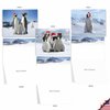 The Best Card Company - 10 Holiday Note Cards for Christmas - Festive Bulk Assortment, Boxed Notecards with Envelopes (4 x 5.12 Inch) - Penguins and Greetings M2951XSG