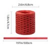 Raffia Ribbon Gift Wrapping 4 Rolls Raffia Ribbon String Kraft Packing Paper Twine for Gifts Packing Decoration(Total 656 Feet)