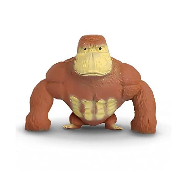 apaef Monkey Stretch Gorilla Figure Gorilla Latex Gorilla Soft Stretchy Gorilla Toy Stretchy Gorilla Action Figure for Kids Child Boys Girls