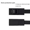 Ayaport Lashing Straps with Buckles Adjustable Cam Buckle Tie Down Cinch Strap for Packing Black 4 Pack