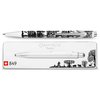 Caran d'Ache 849 Popline Total Swiss Ballpoint Pen, Lapoya NF0849-754, Product Size: 5.0 inches (128 mm), Retractable, Ink: Black, F (Fine Point: 0.9 mm), 0.5 oz (15.2 g)