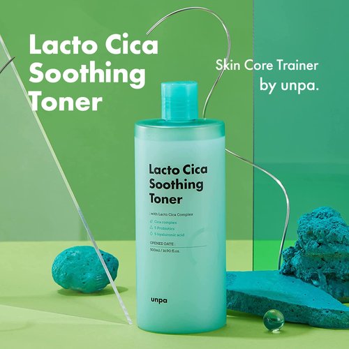 Lacto CICA Soothing Toner for Sensitive Skin 6.76 Fl Oz | pH Balancing Hydrating Toner for Face