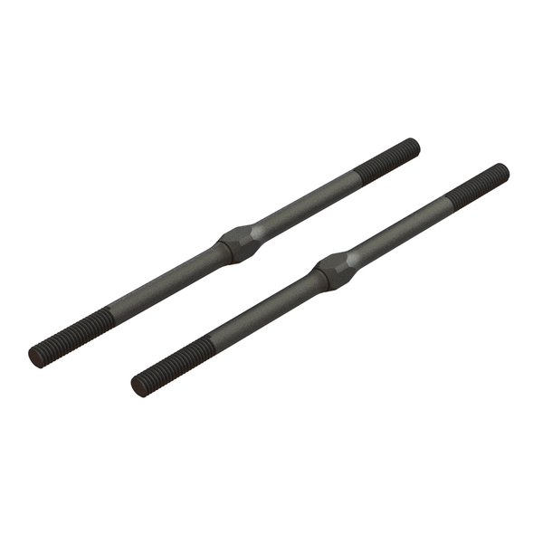 ARRMA Steel Turnbuckle, M4 x 95mm Black (2), ARA330717