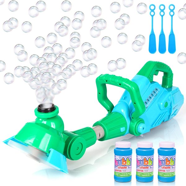 ArtCreativity Weed Wacker Bubble Machine for Kids - Electronic Weed Eater Toy with Bubble Solution Included, Grass Trimmer Toy with Lights & Sounds, Outdoor Bubble Toy Gifts for Toddlers 1 2 3 4 5