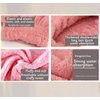 Free Eagle Microfiber Towel Head Wrap, 2 Packs Hair Towel for Curly & Quick Drying Wet Hair, Bath Towel, Absorbent Hair Turban Shower for Women (Pink, Blue)