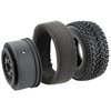 GDOOL 4-Pack 1:10 RC Rubber Car Tires On Road Tyres 12mm Hex Plastic Wheels Rims for Racing TT01 TT02 XV01 TA06 PTG2 94111 94188 94108 9125 X07 RC Cars