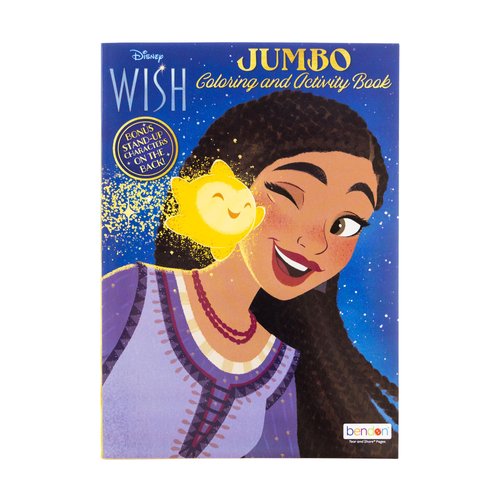 Wish Coloring Book 1 Title, Fun Game Workbook for Learning Drawing Coloring, Gift for Kids Toddler Activity at Classroom Home, 80 Pages, 1-Pack