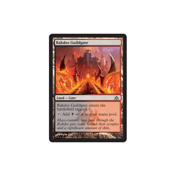 Magic The Gathering - Rakdos Guildgate - Dragon's Maze
