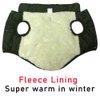 JoyDaog 2 Layers Fleece Lined Warm Dog Jacket for Puppy Winter Cold Weather,Soft Windproof Small Dog Coat,Green M