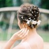 YISSION 40Pcs Mini Rhinestone Hair Clips Sparkly Crystal Hair Pins Small Decorative Hair Clips Wedding Hair Barrettes Silver Hair Clips Bridal Hair Accessories for Girls Women