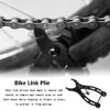 SeonFook Bicycle Chain Tool Bicycle Chain Repair Tool Kit, Bike Link Plier Tool Set with 5 Pairs Quick Link Bicycle Chain Joint Connector Reusable MTB Buckle Missing Link