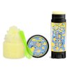 Sugared Lemon Blossom Soothing & Luscious Lips by OverSoyed Exfoliator & Chapped Lip Repair Lip Care Combo | Artisan Handcrafted to Order Sweet Lemon Citrus Orange Grapefruit Lime Flavored Exfoliating Sugar Lip Scrub & Lip Moisturizer Balm Gift Set