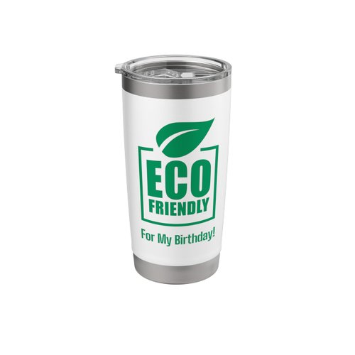 Eco Friendly Birthday - My Birthday Earth Bash Stainless Steel Insulated Tumbler