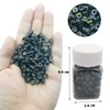 Flosius 500 Pcs Hair Extension Beads 5mm Silicone Micro Rings Links Beads for I Tip Human Hair Extensions Tool (Black)