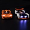 BrickBling LED Lighting Compatible with Lego Speed Champions McLaren Solus GT & McLaren F1 LM; New 2023 Light kit Compatible with Lego McLaren F1; Light up Your 76918-No Model