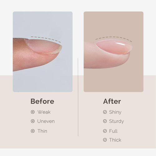 MelodySusie Builder Nail Base Gel Builder Gel for Nails Thickening, Soak Off UV Gel,Extension Gel Rhinestone Nail Glue Gel in a Bottle for Nail Art Design Gift for Women