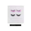 Profusion Cosmetics Star Child Moonlight 2 Pair Magnetic Lashes, Get Glamorous in Seconds with Quick Dry Magnetic Eyeliner Lash Set, Effortless Beauty for Beginners and Pros (Black & Pink)