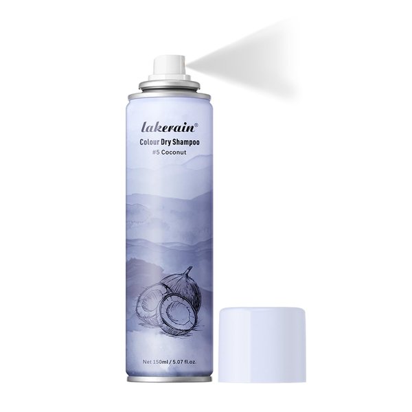 Colour Dry Shampoo Remove Oil Volumizing Light and Refreshing Long-lasting Dry Shampoo for Women and Men(Coconut)