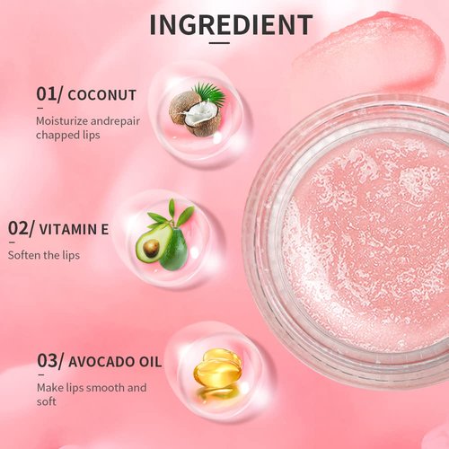 Lip Scrub, Lip Scrubs Exfoliator Moisturizer Dr.YIMAN Sugar Lip Scrub, Lip Exfoliator Scrub for Dry and Chapped Lips,Anti-Aging and Temping, Lip Mask, Lip Care Products, Lip Scrubber, Lip Moisturizer