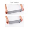 Bememo 3 Pairs Fingerless Gloves for Winter Knit Long Thumb Hole Arm Warmers Goth Elbow Length Women Fingerless Gloves (Black, Deep Grey, Light Grey)